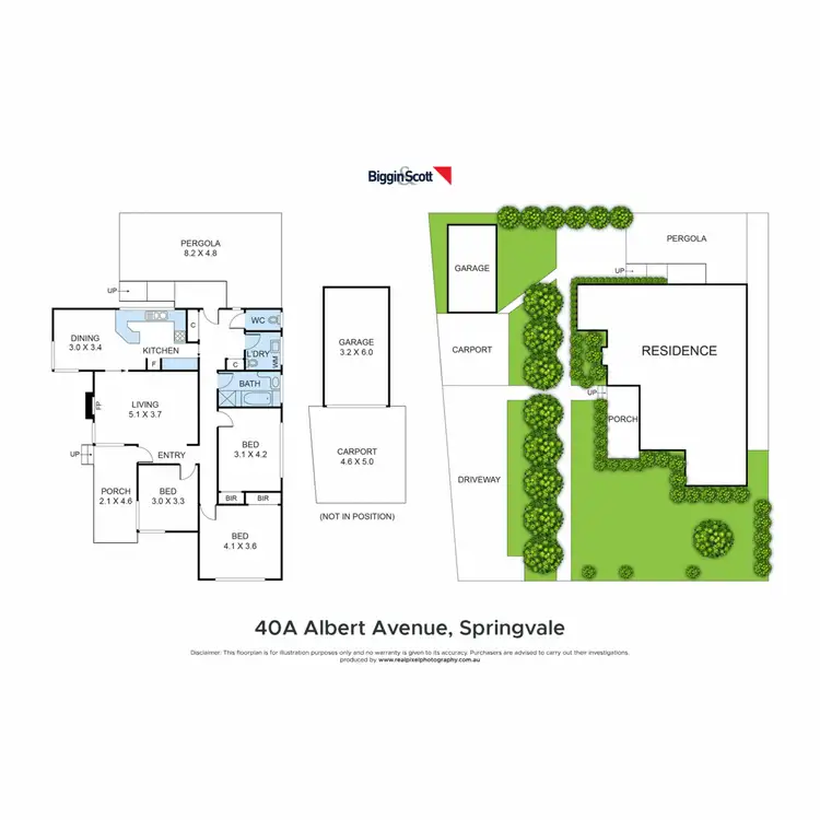 Floorplan of Homely house listing, 40A Albert Avenue, Springvale VIC 3171