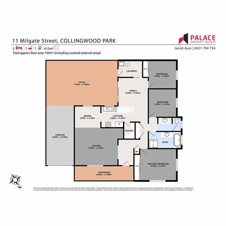 Floorplan of Homely house listing, 11 Milgate Street, Collingwood Park QLD 4301