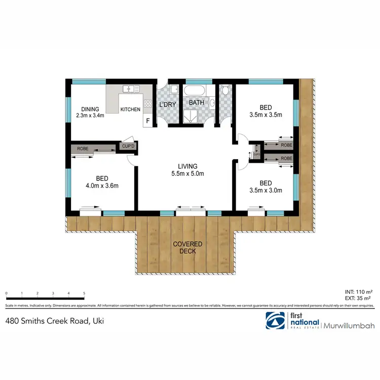 Floorplan of Homely rural property listing, 480 Smiths Creek Road, Smiths Creek NSW 2484