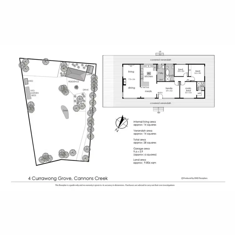 Floorplan of Homely rural property listing, 4 Currawong Grove, Cannons Creek VIC 3977