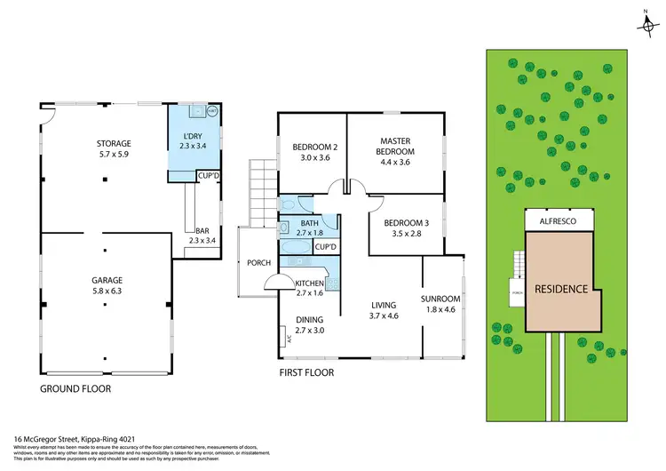 Floorplan of Homely house listing, 16 McGregor Street, Kippa-Ring QLD 4021
