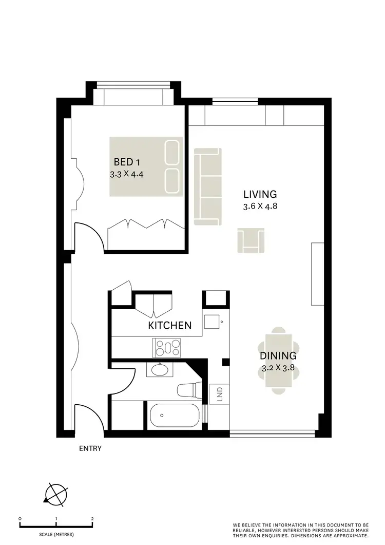 Floorplan of Homely apartment listing, 22/136 Darlinghurst Road, Darlinghurst NSW 2010