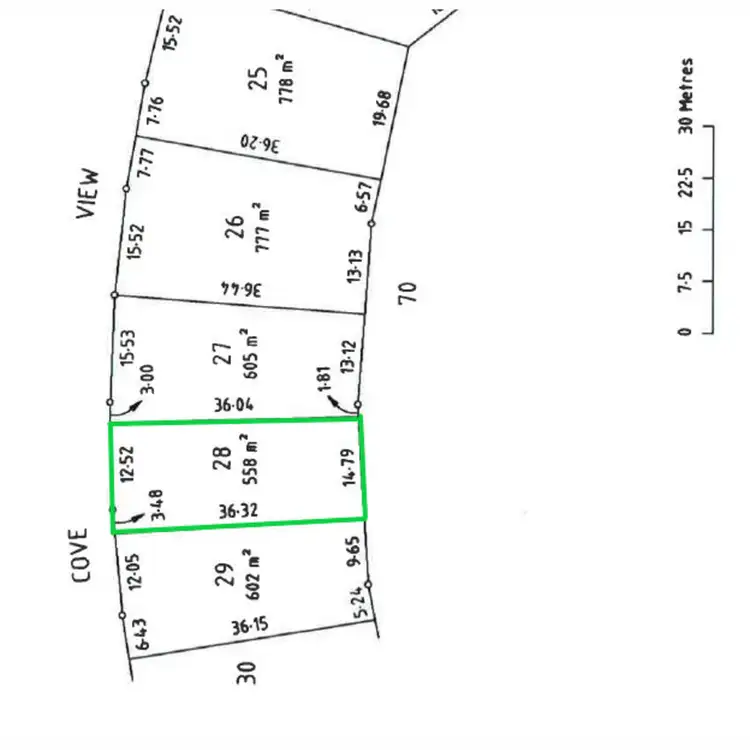 Floorplan of Homely land listing, 32 Cove View Drive, Port Lincoln SA 5606