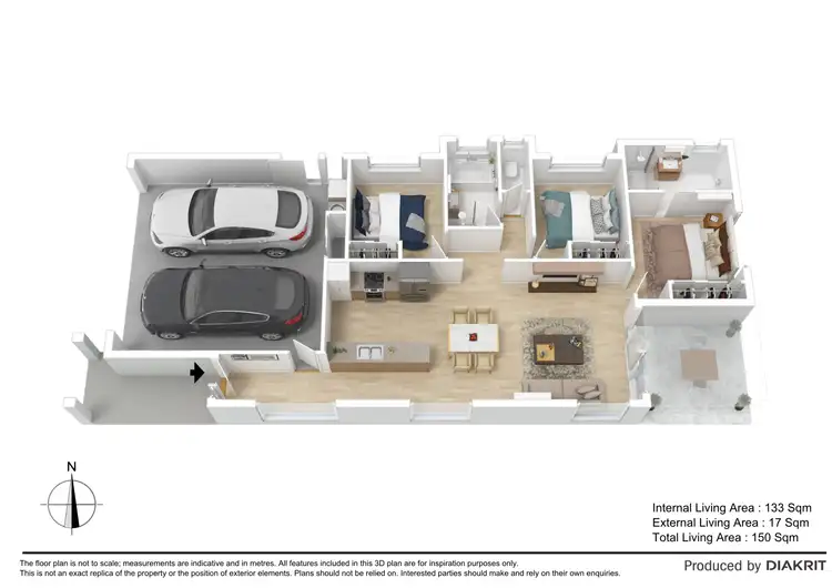 Floorplan of Homely house listing, 5 Larcom Crescent, Redbank Plains QLD 4301