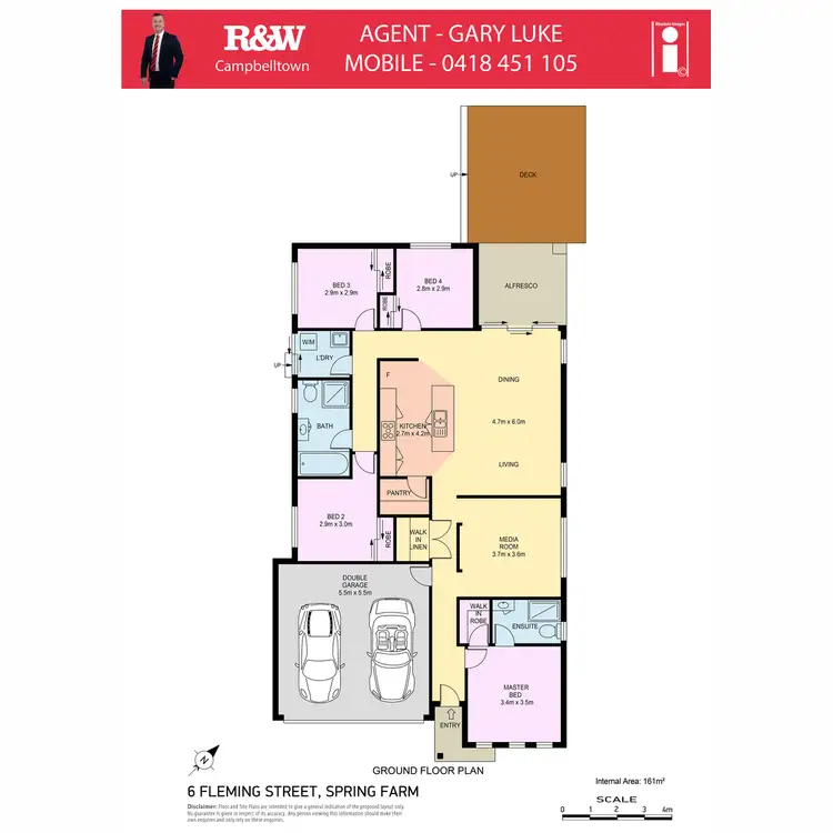 Floorplan of Homely house listing, 6 Fleming Street, Spring Farm NSW 2570