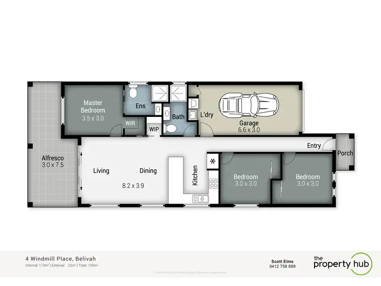 Floorplan of Homely house listing, 4 Windmill Place, Belivah QLD 4207