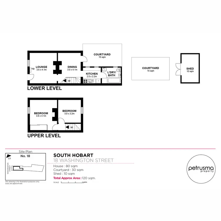 Floorplan of Homely house listing, 18 Washington Street, South Hobart TAS 7004