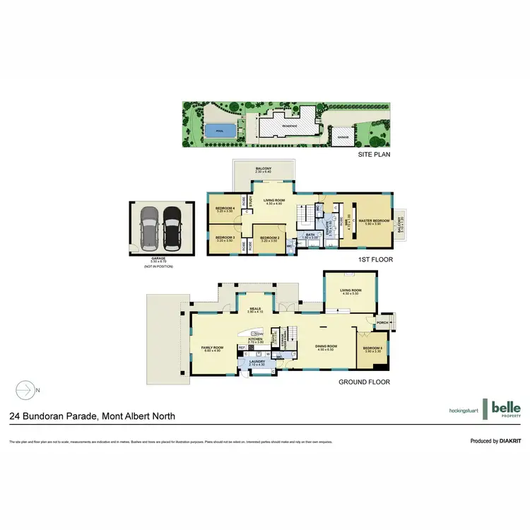 Floorplan of Homely house listing, 24 Bundoran Parade, Mont Albert North VIC 3129