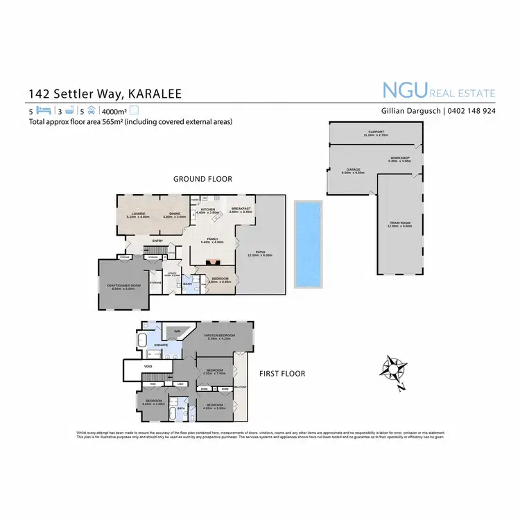 Floorplan of Homely house listing, 142 Settler Way, Karalee QLD 4306