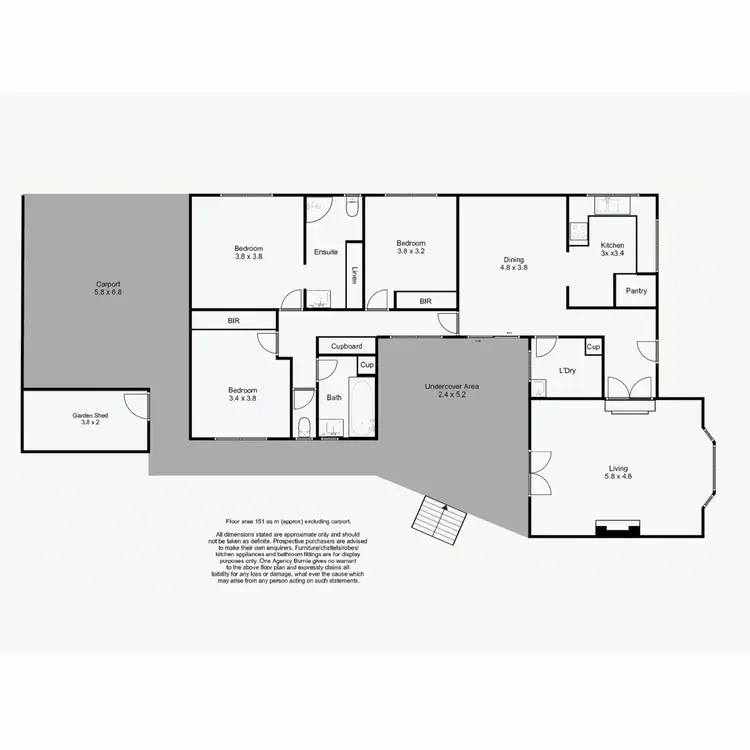 Floorplan of Homely house listing, 3 Sassafras Crescent, Romaine TAS 7320