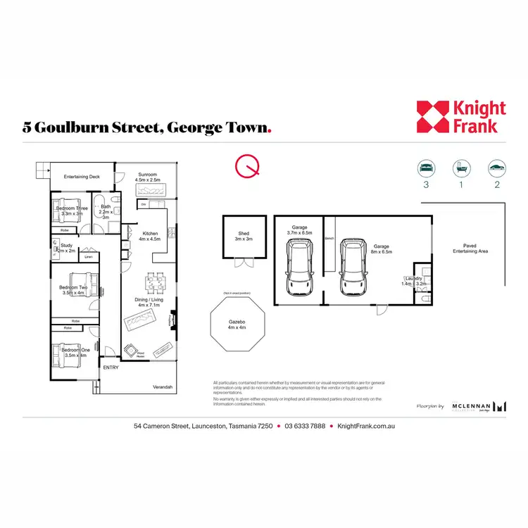 Floorplan of Homely house listing, 5 Goulburn Street, George Town TAS 7253