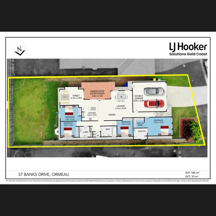 Floorplan of Homely house listing, 37 Banks Drive, Ormeau QLD 4208
