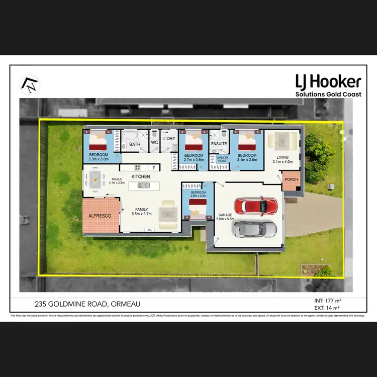 Floorplan of Homely house listing, 235 Goldmine Road, Ormeau QLD 4208