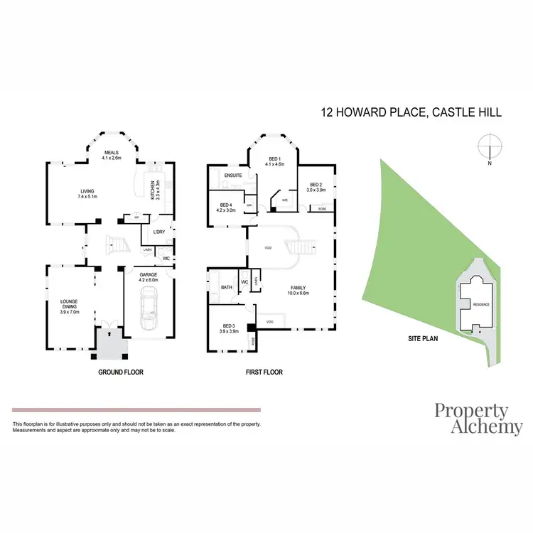 Floorplan of Homely house listing, 12 Howard Place, Castle Hill NSW 2154