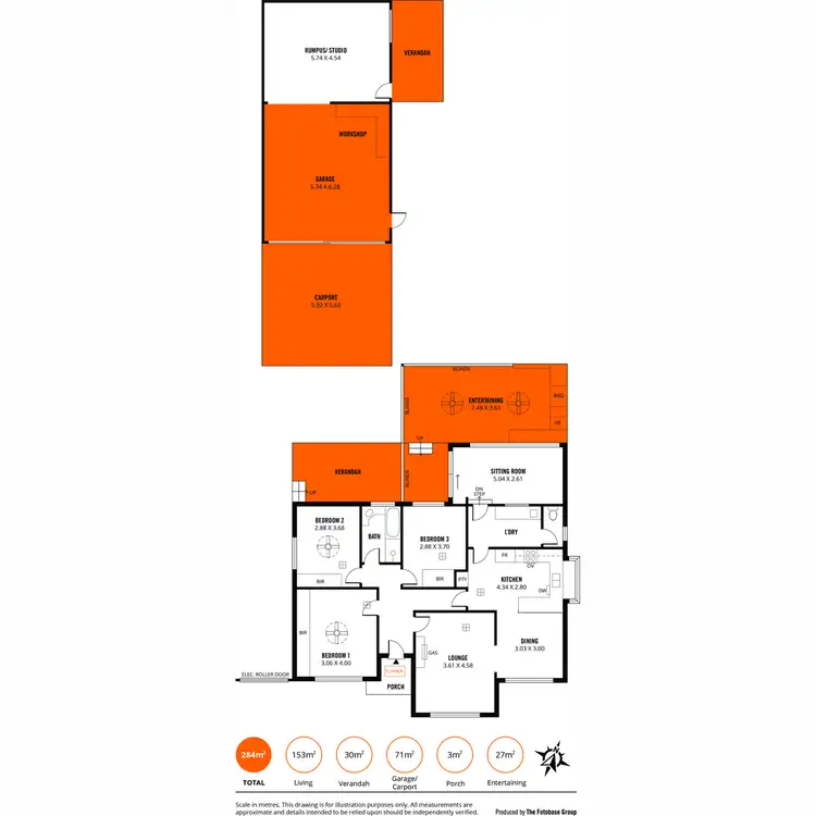 Floorplan of Homely house listing, 1 Bay Street, Seacombe Gardens SA 5047