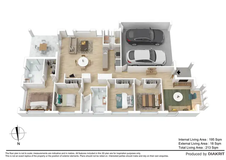 Floorplan of Homely house listing, 5 Wicker Road, Park Ridge QLD 4125