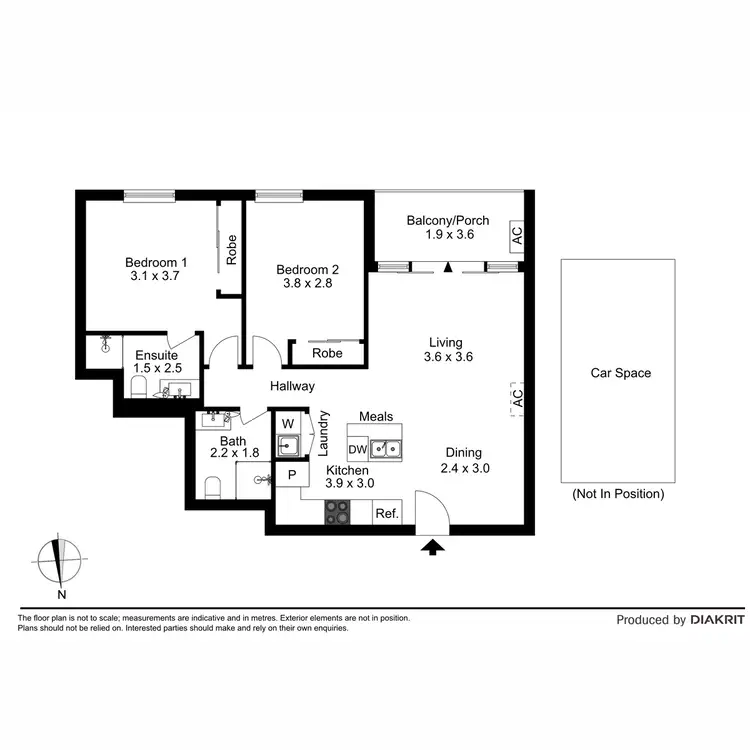 Floorplan of Homely apartment listing, 908/5 Blanch Street, Preston VIC 3072