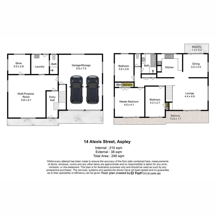 Floorplan of Homely house listing, 14 Alexis Street, Aspley QLD 4034