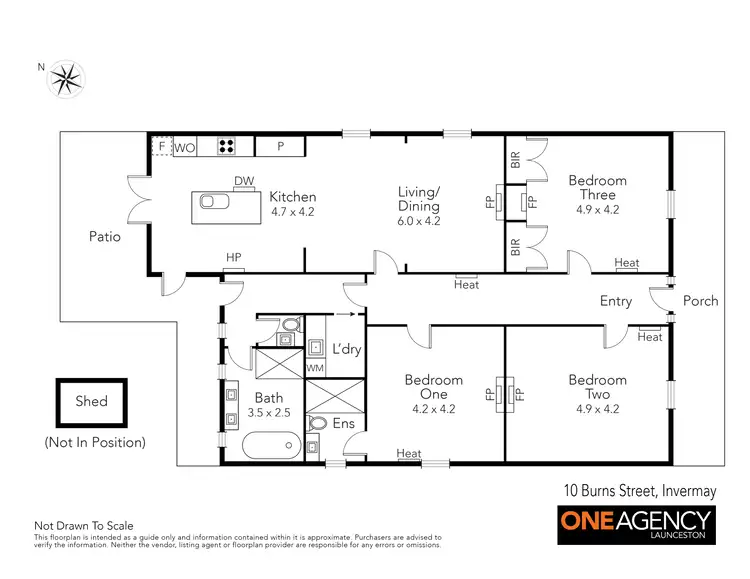 Floorplan of Homely house listing, 10 Burns Street, Invermay TAS 7248