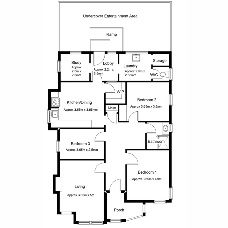 Floorplan of Homely house listing, 33 Douglas Street, Port Augusta SA 5700