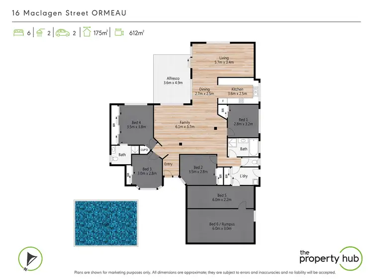 Floorplan of Homely house listing, 16 Maclagen Street, Ormeau QLD 4208
