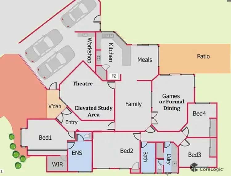 Floorplan of Homely house listing, 15 Chittering Vista, Pearsall WA 6065