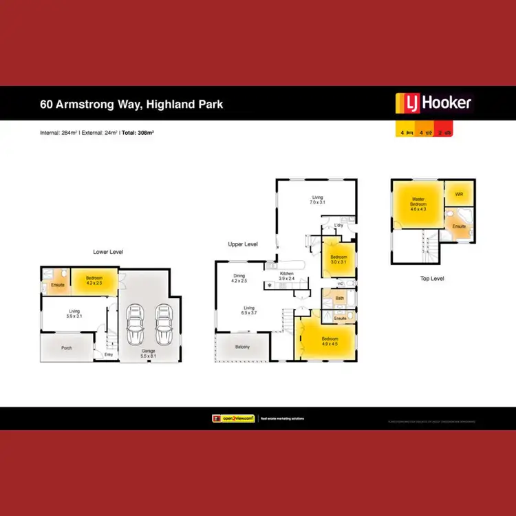 Floorplan of Homely house listing, 60 Armstrong Way, Highland Park QLD 4211