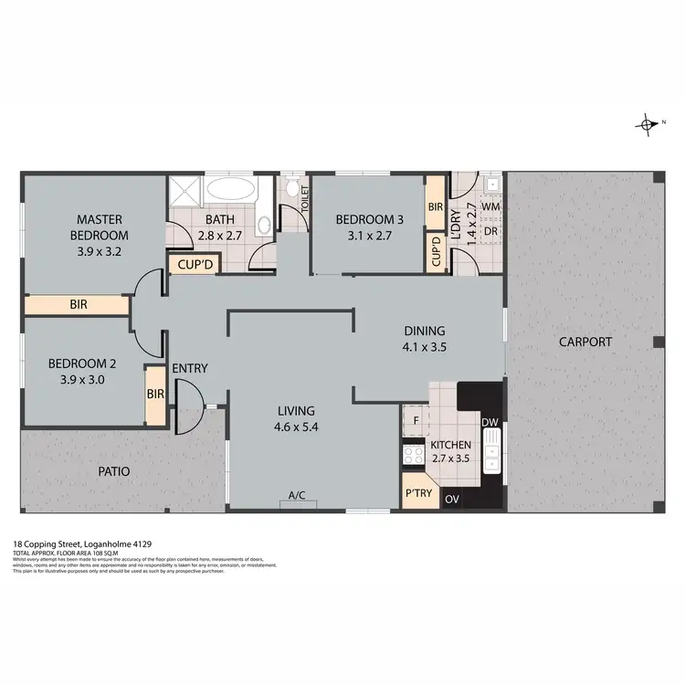 Floorplan of Homely house listing, 18 Copping Street, Loganholme QLD 4129