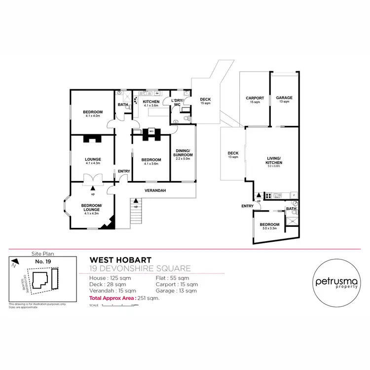 Floorplan of Homely house listing, 19 Devonshire Square, West Hobart TAS 7000