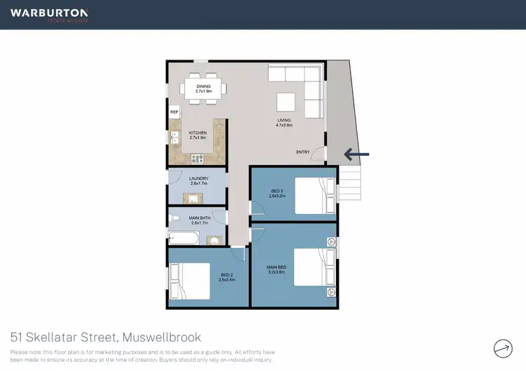 Floorplan of Homely house listing, 51 Skellatar Street, Muswellbrook NSW 2333