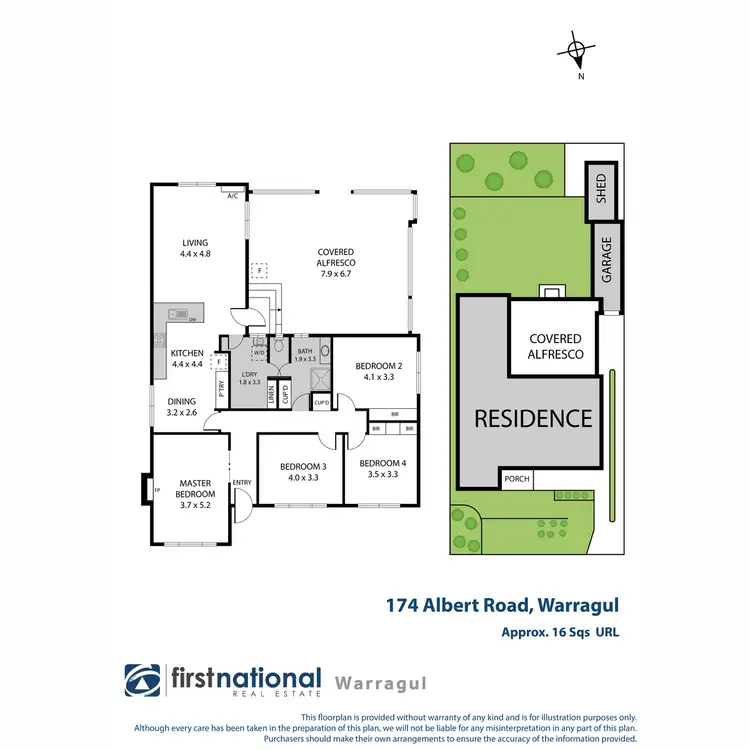 Floorplan of Homely house listing, 174 Albert Road, Warragul VIC 3820