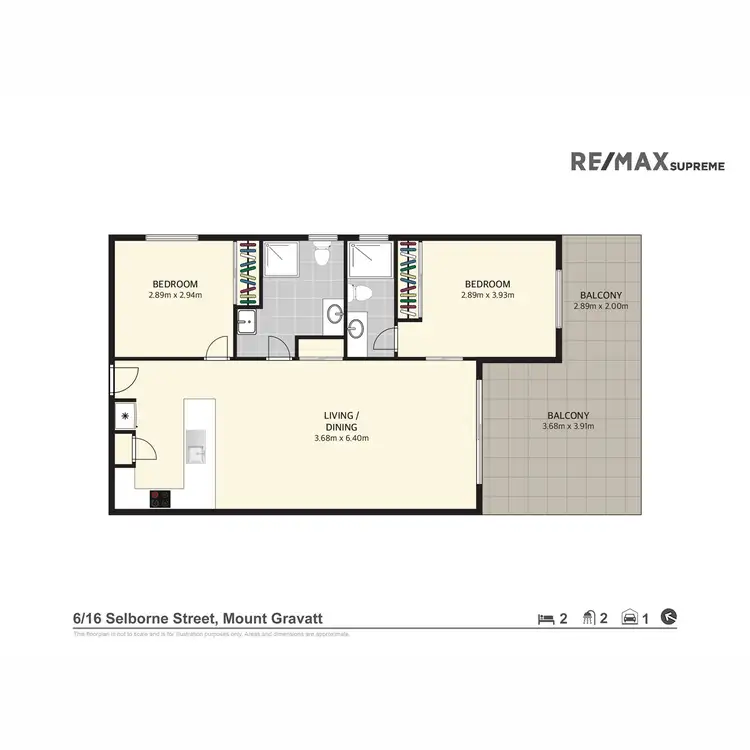 Floorplan of Homely apartment listing, 6/16 Selborne Street, Mount Gravatt East QLD 4122
