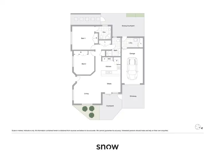 Floorplan of Homely unit listing, 14/451 Alderley Street, Harristown QLD 4350