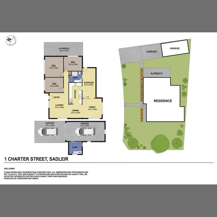 Floorplan of Homely house listing, 1 Charter Street, Sadleir NSW 2168