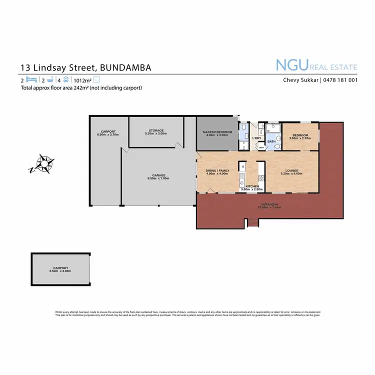 Floorplan of Homely house listing, 13 Lindsay Street, Bundamba QLD 4304