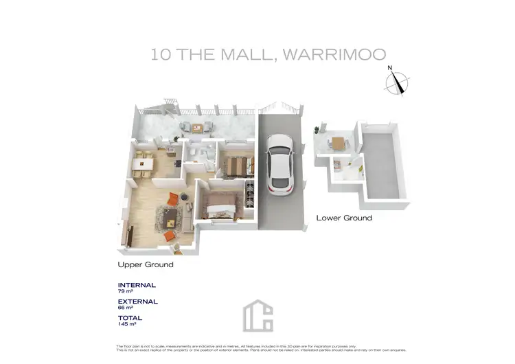 Floorplan of Homely house listing, 10 The Mall, Warrimoo NSW 2774