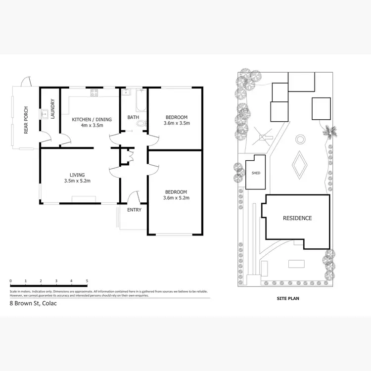 Floorplan of Homely house listing, 8 Brown Street, Colac VIC 3250