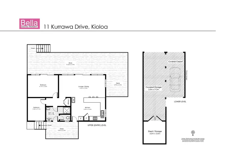 Floorplan of Homely house listing, 11 Kurrawa Drive, Kioloa NSW 2539