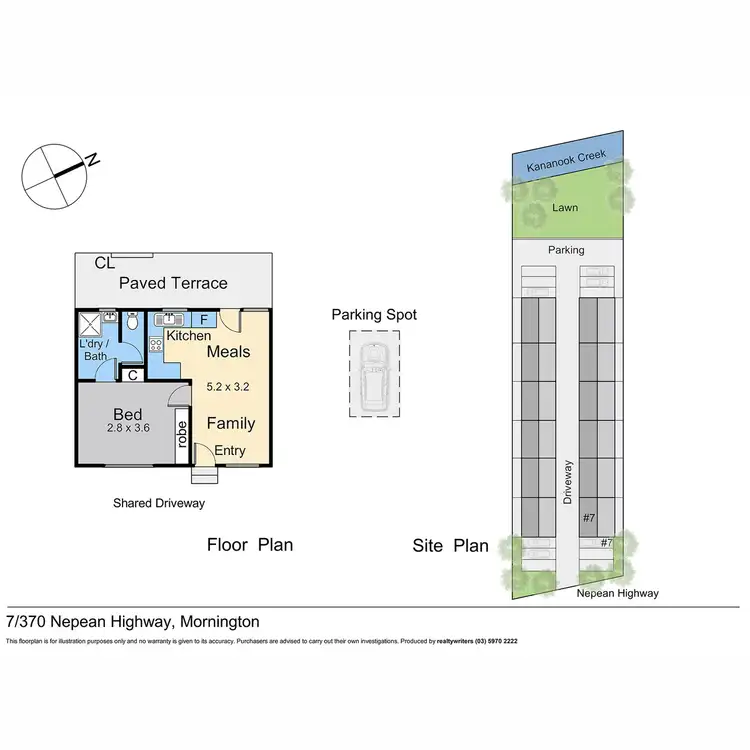 Floorplan of Homely flat listing, 7/370 Nepean Highway, Frankston VIC 3199