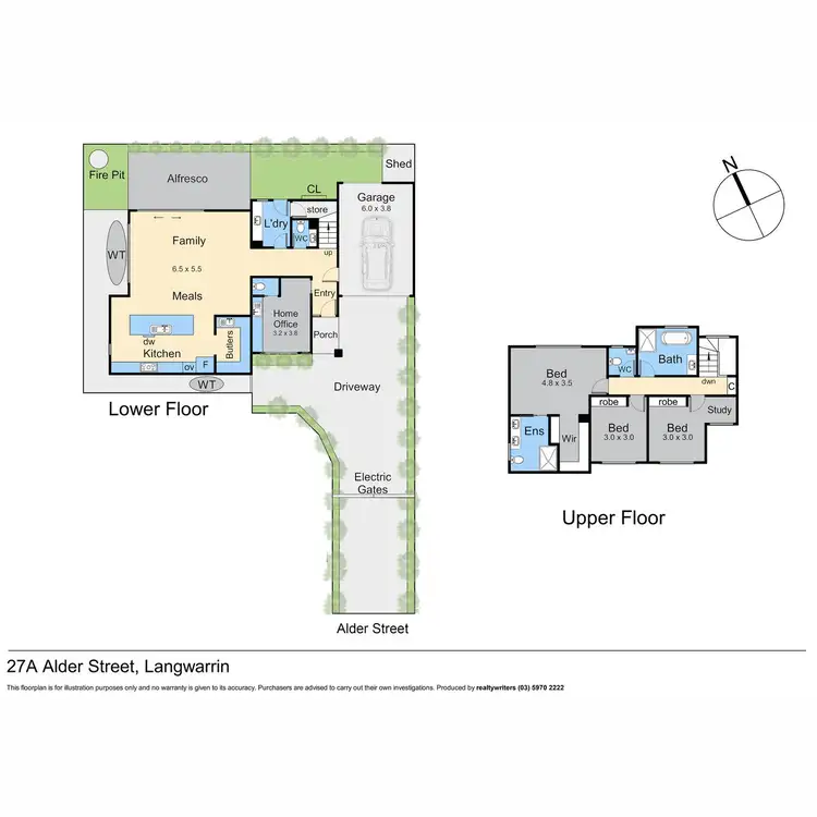 Floorplan of Homely house listing, 27A Alder Street, Langwarrin VIC 3910