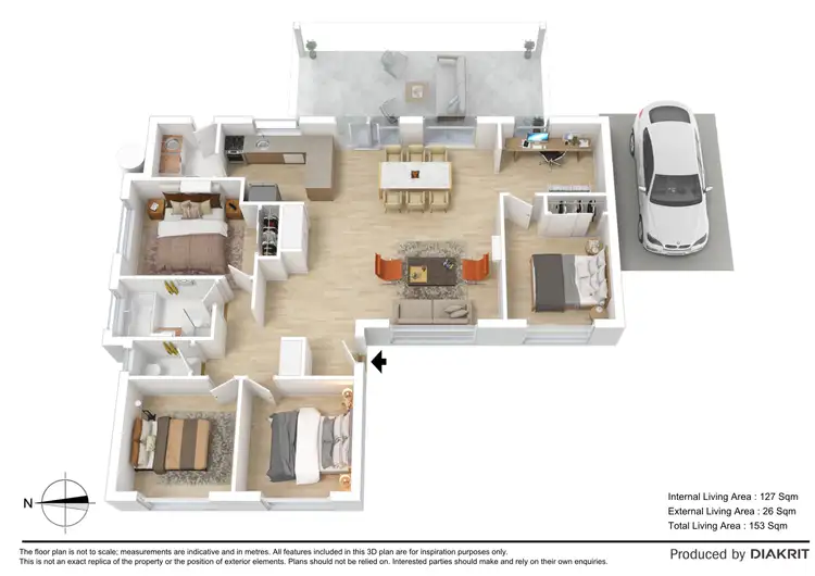 Floorplan of Homely house listing, 4 Scott Court, Boronia Heights QLD 4124