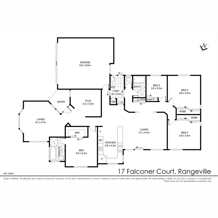 Floorplan of Homely house listing, 17 Falconer Court, Rangeville QLD 4350