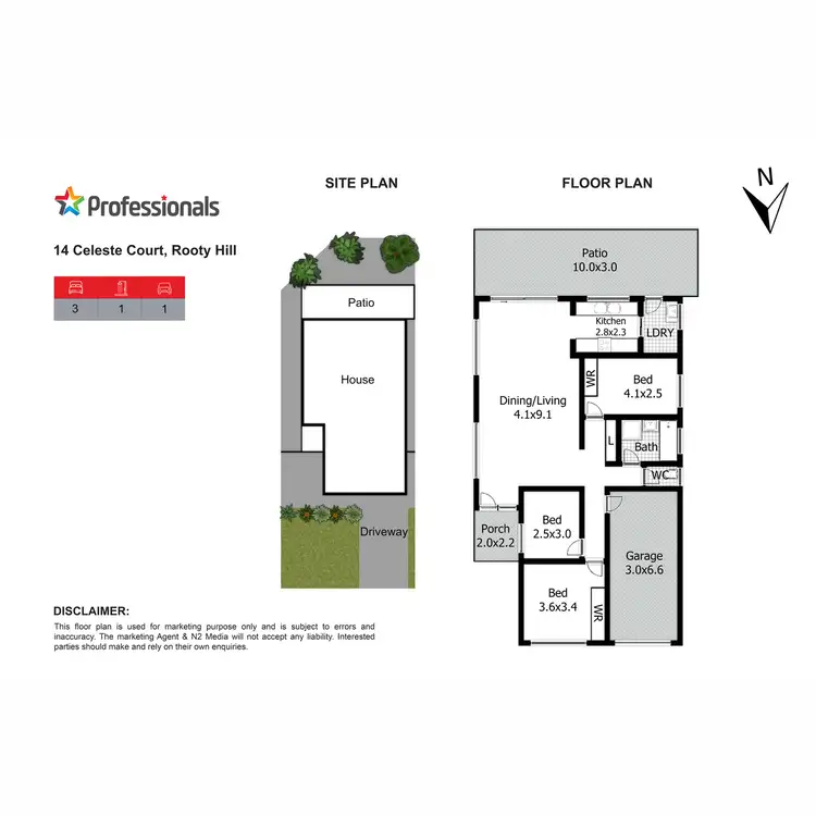 Floorplan of Homely house listing, 14 Celeste Court, Rooty Hill NSW 2766