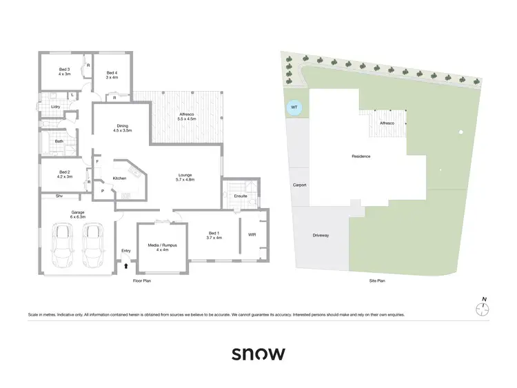 Floorplan of Homely house listing, 22 Ridge Drive, Cambooya QLD 4358