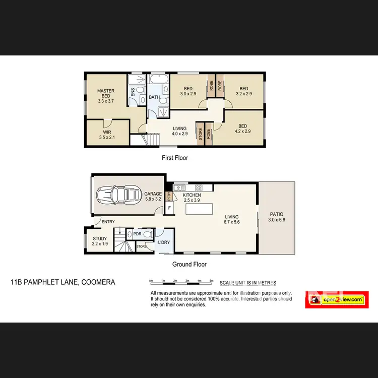 Floorplan of Homely house listing, 11B Pamphlet Lane, Coomera QLD 4209