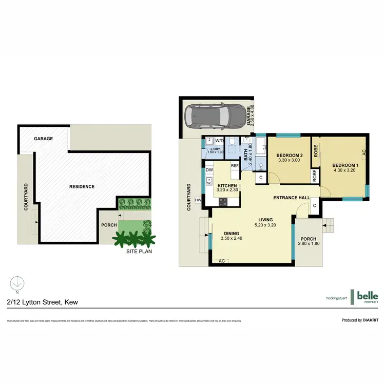 Floorplan of Homely unit listing, 2/12 Lytton Street, Kew VIC 3101