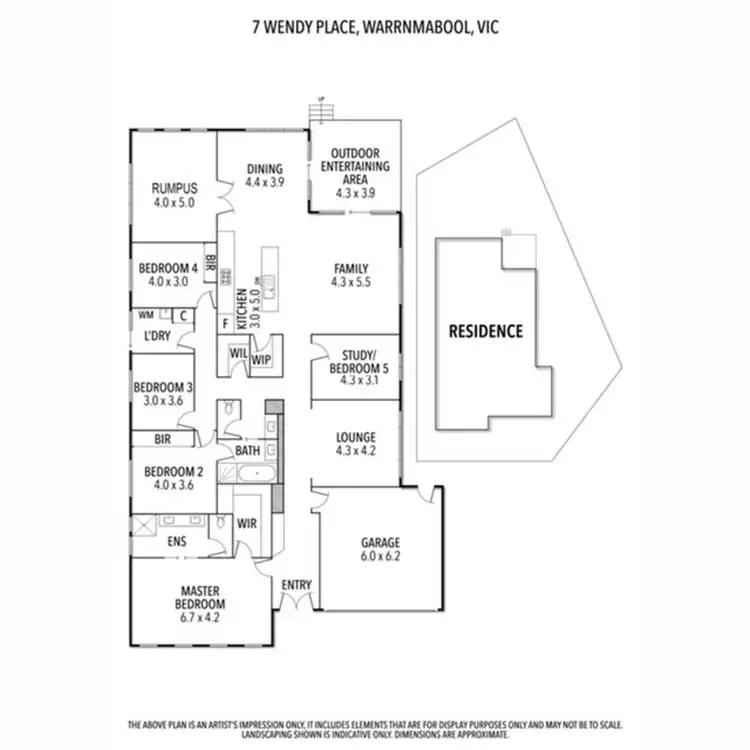 Floorplan of Homely house listing, 7 Wendy Place, Warrnambool VIC 3280