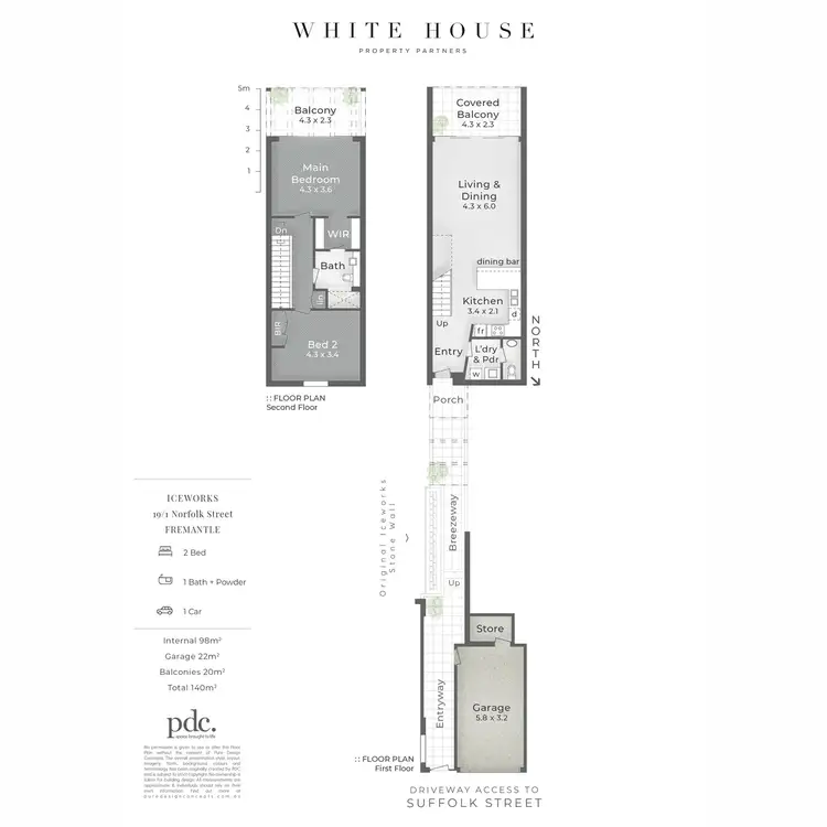 Floorplan of Homely apartment listing, 19/1 Norfolk Street, Fremantle WA 6160