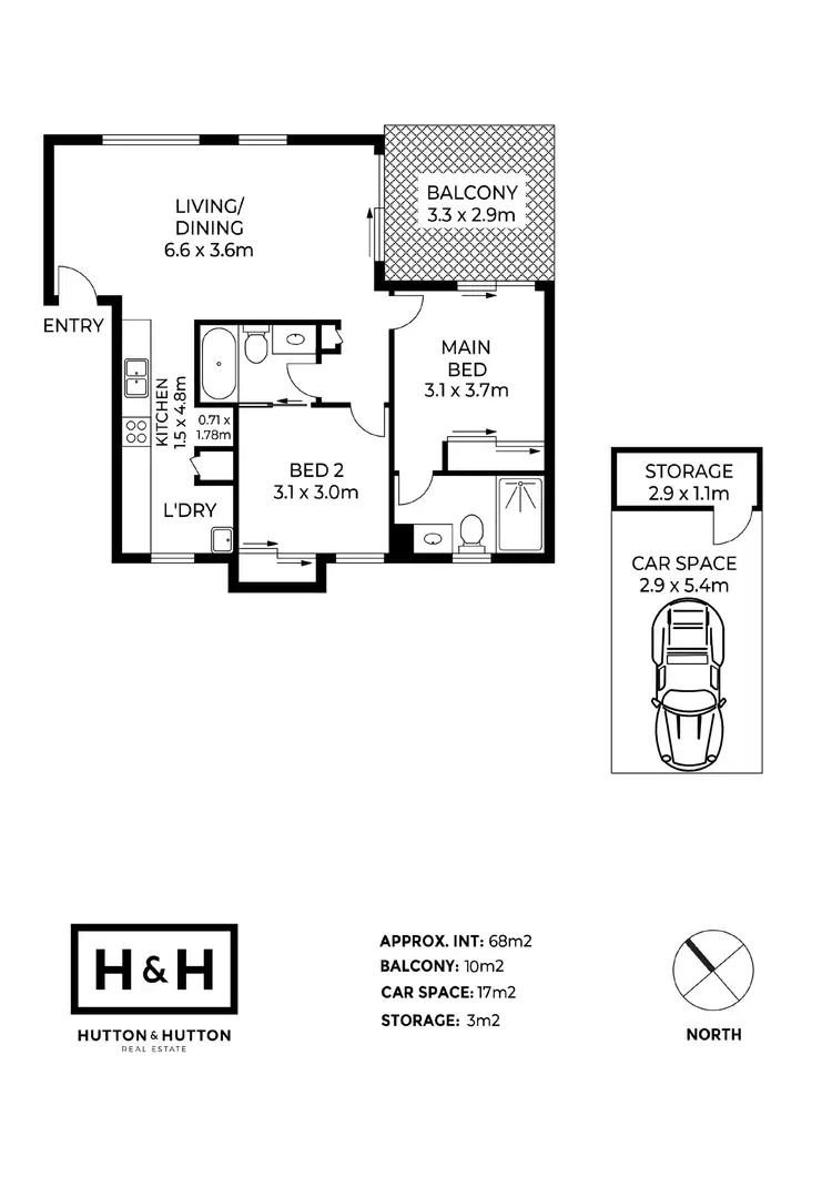 Floorplan of Homely apartment listing, 6/65 Franklin Street, Annerley QLD 4103