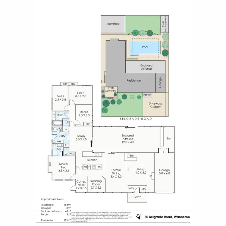 Floorplan of Homely house listing, 30 Belgrade Road, Wanneroo WA 6065